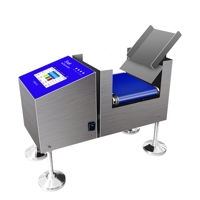 China Customizable Online Check Weigher 304 Stainless Steel Cosmetic Check Weigher with Touch Screen Small Bottle Scale Conveyor
