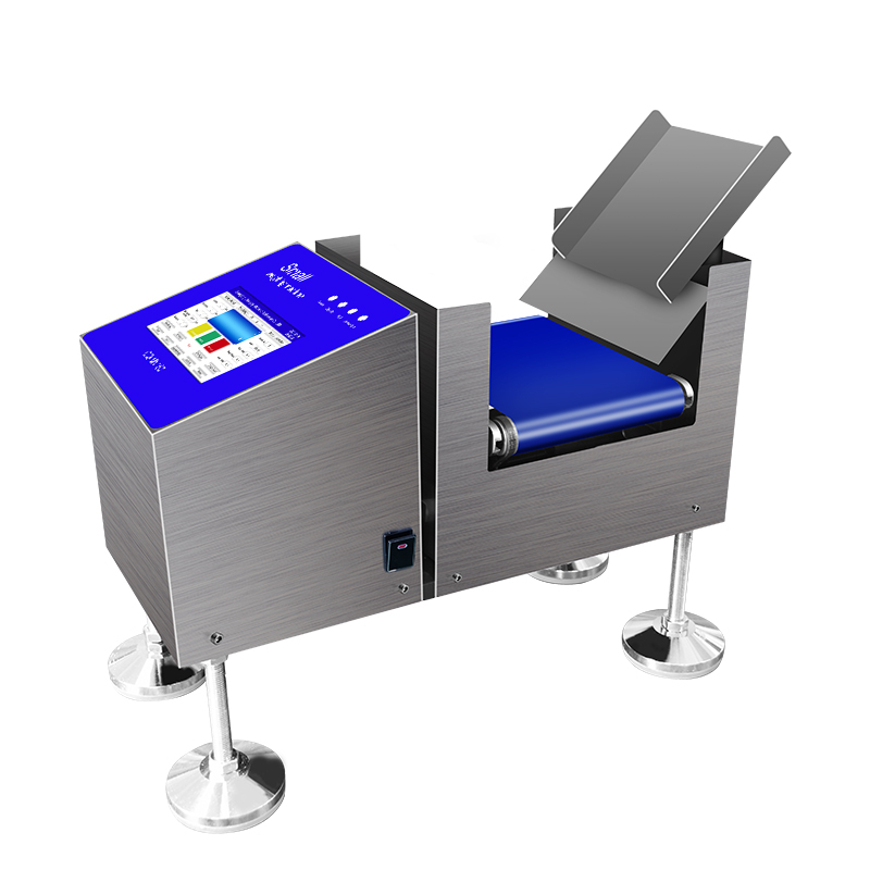 China Customizable Online Check Weigher 304 Stainless Steel Cosmetic Check Weigher with Touch Screen Small Bottle Scale Conveyor