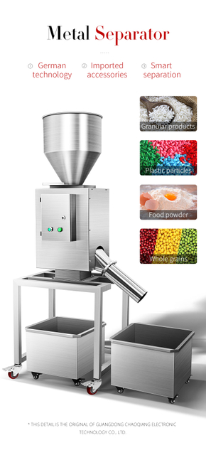 Funnel Intelligent Soybean Metal Separator