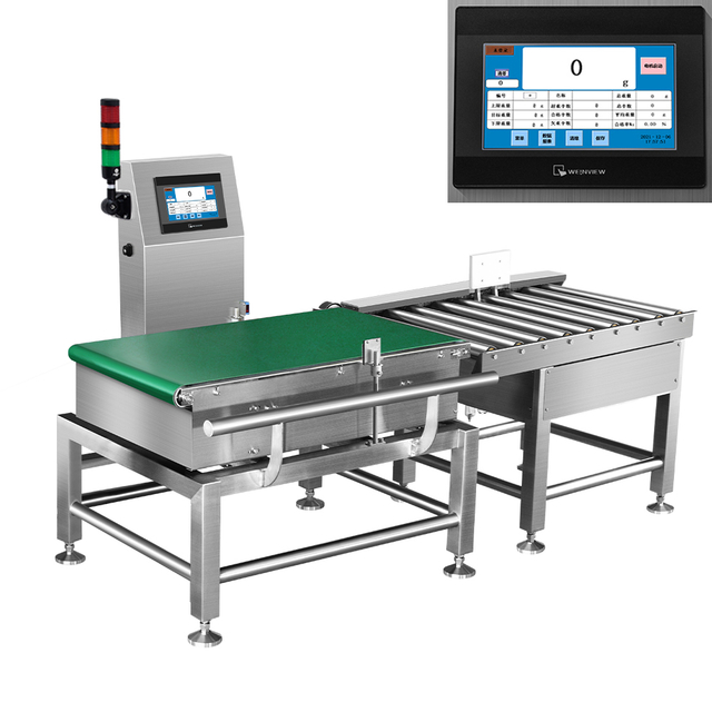 Belt Check Weight Machine，Check Weigher for Carton，Touch Screen Check Weigher