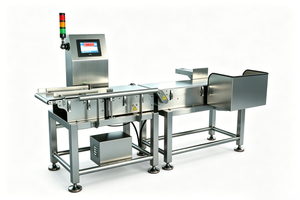 3kg High Precision Checkweigher with Customizable Rejection 0.5g High Precision Checkweigher