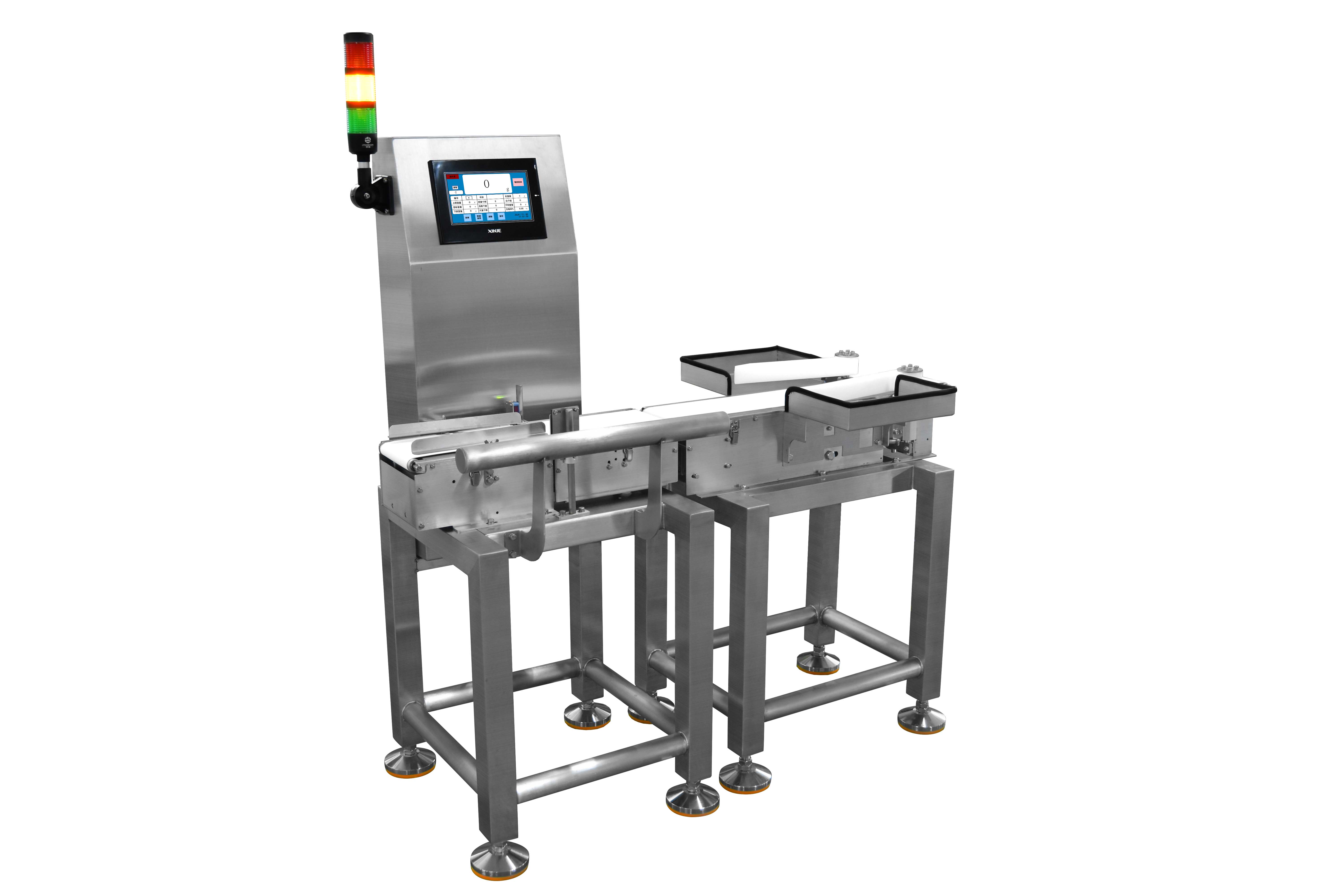 High-Speed Checkweigher with Swing Arm Rejection for Food & Pharma