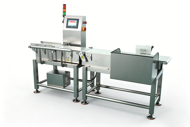 3kg High Precision Checkweigher with Customizable Rejection 0.5g High Precision Checkweigher