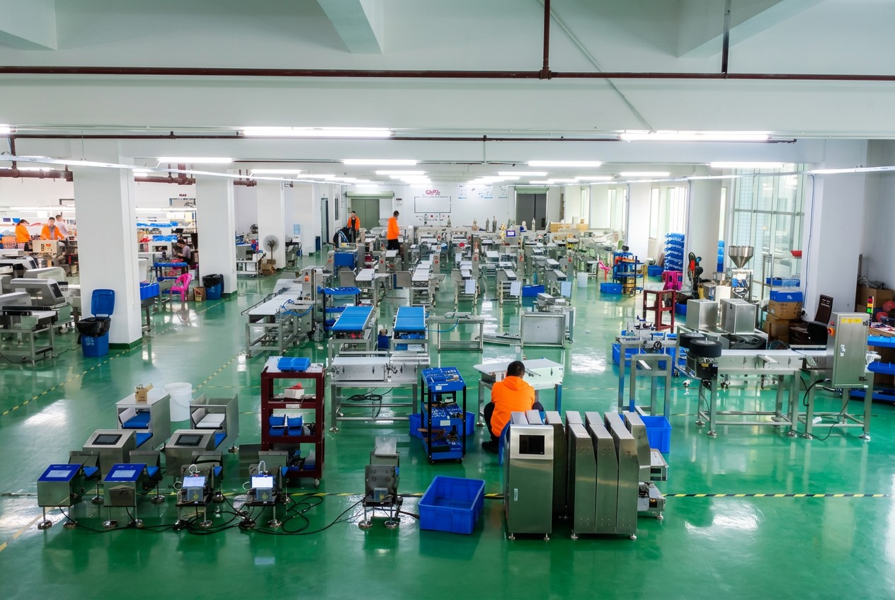 Chaoqiang assembly workshop with stainless steel machines
